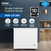 Haier HDF-175 Single Door Inverter Deep Freezer