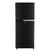 Dawlance 9140 WB Chrome Hairline Black Refrigerator front view