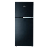Dawlance 9160 LF Chrome Hairline Black Refrigerator front view