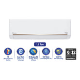 Dawlance Chrome T3 Inverter 30 White 1.5 Ton AC – front view