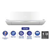 Dawlance Hyper T3 Inverter 30 R32 White 1.5 Ton AC – front view