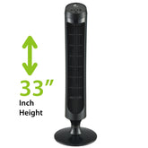 Elite ETF-001 front view | Elite ETF-001 33 Inch Tower Fan | ShandaarBuy