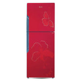 Gree GR-ES8890G Everest Glass Door Refrigerator 445 Litres – Red Floral – front view