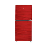 Haier HRF-216EPR E-Star Glass Door Refrigerator – Red Glass front view
