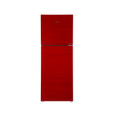 Haier HRF-276EPR E-Star Glass Door Refrigerator – Red Glass front view