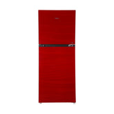 Haier HRF-368EPR E-Star Glass Door Refrigerator – Red Glass front view