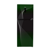 Haier HRF-418IFGA Digital Inverter Refrigerator – Green glass door, front view