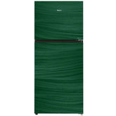 Haier HRF-538EPB E-Star Glass Door Refrigerator – Black Glass front view