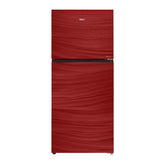 Haier HRF-538EPR E-Star Glass Door Refrigerator – Red Glass front view