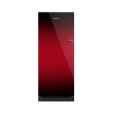 Kenwood KRF-23357 Inverter Glass Door 11 Cu Ft Refrigerator – Maroon Glass front view