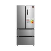 Kenwood KRFI-5504 Inverter No Frost Multi-Door Refrigerator – Silver front view