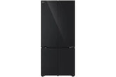 LG GR-B30FFGPB 611L French Door Refrigerator – Black Glass front view