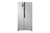 LG GR-FB587PQAM 509L Side-by-Side Refrigerator – Silver front view
