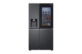 LG GR-X267CQEW 635L InstaView Side-by-Side Refrigerator – Matte Black front view