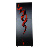 PEL PRINVOFGD-22270 InverterOn Flat Glass Door Refrigerator 408L – Hazel Red Blaze front view