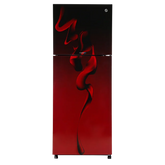 PEL PRINVOFGD-6470 InverterOn Flat Glass Door Refrigerator 334L – Maroon Blaze front view