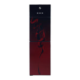PEL PWD 425 3 Taps Straight Glass Door Water Dispenser – Maroon Blaze front view