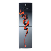 PEL PWD 525 3 Taps Curved Glass Door Water Dispenser – Hazel Red Blaze front view