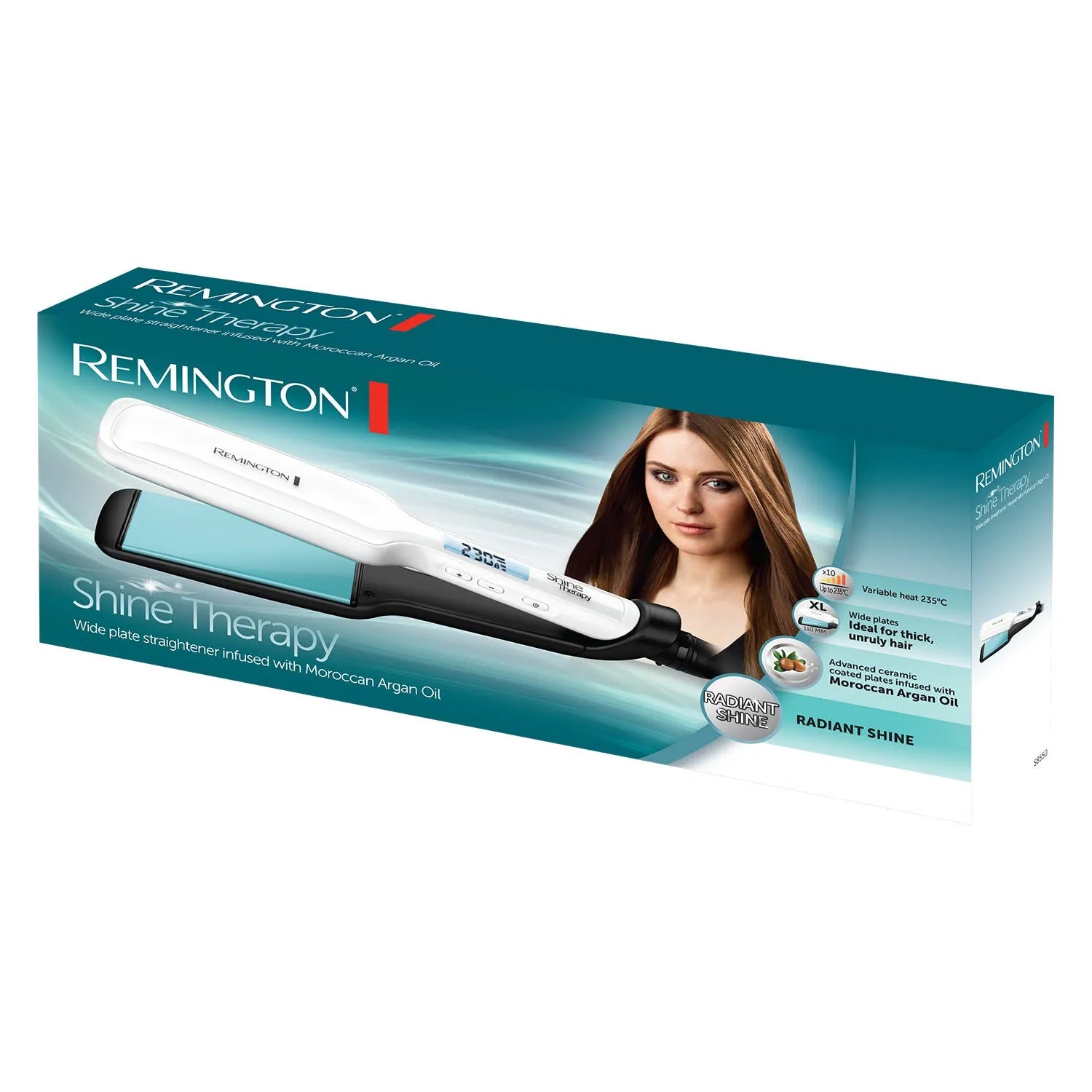 Remington S8550 Shine Therapy Wide Plate Hair Straightener photo 8 | ShandaarBuy