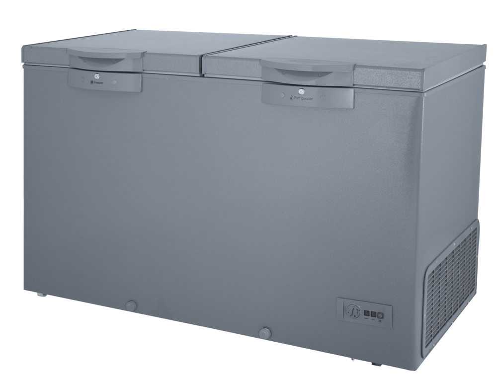 91997 Signature LVS Grey Twin Door Freezer