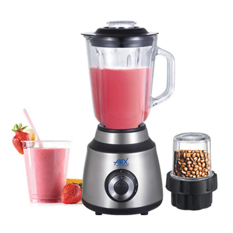 Anex AG-6033 2 In 1 Deluxe Blender Grinder With Glas  Anex 6033 blender grinder with glass Anex 