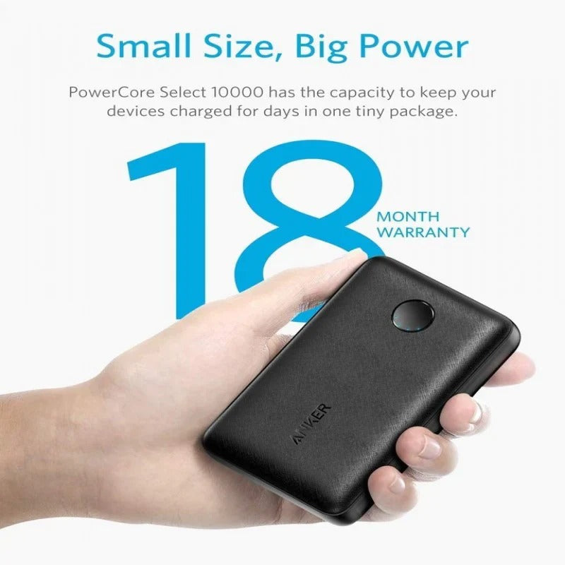 Anker PowerCore Select 10000mAh Power Bank  anker power core  1000 mah powewr bank  anker power banks  ankers 