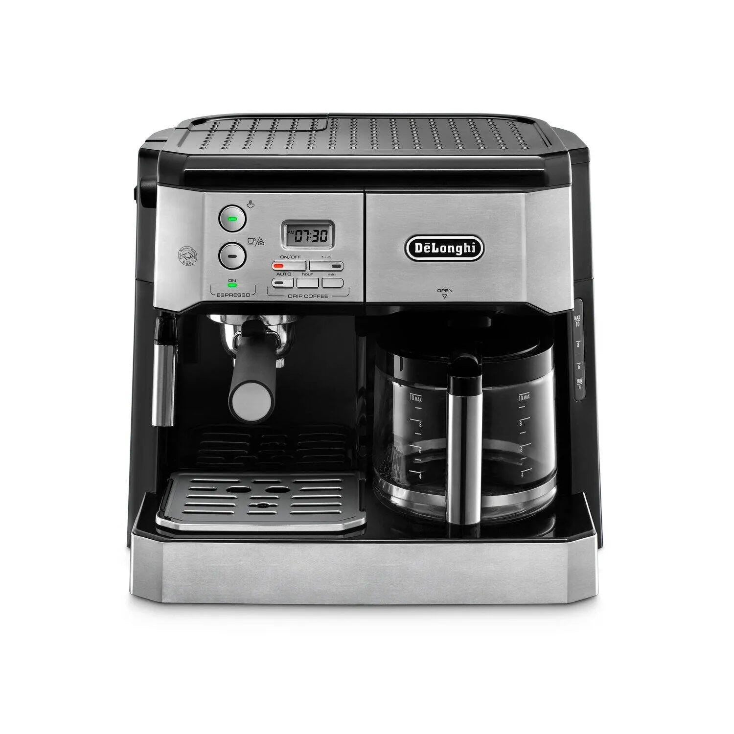 Delonghi BCO431 front view | Delonghi Combi BCO431 Espresso and Drip Coffee Maker | ShandaarBuy