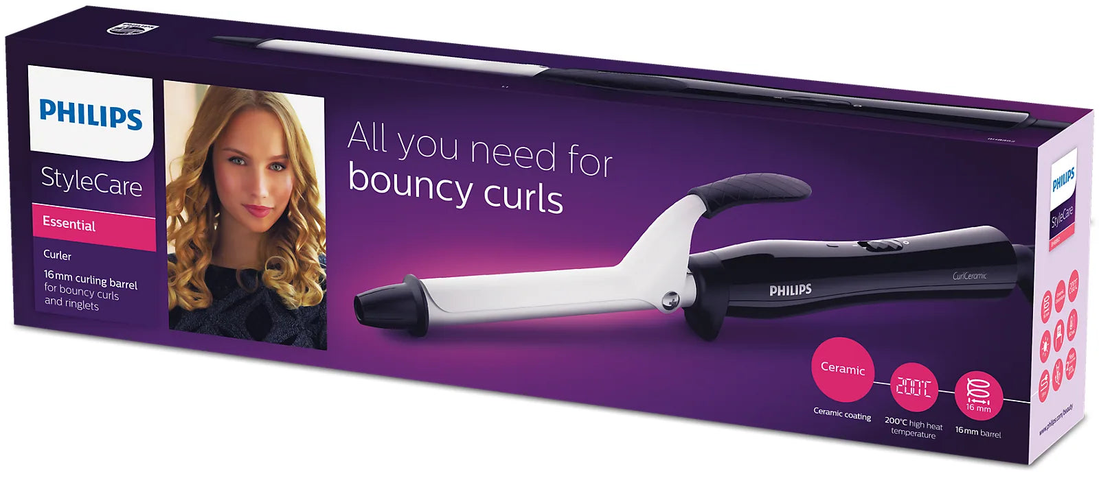 Philips BHB862/03 StyleCare Essential Hair Curler - image 4