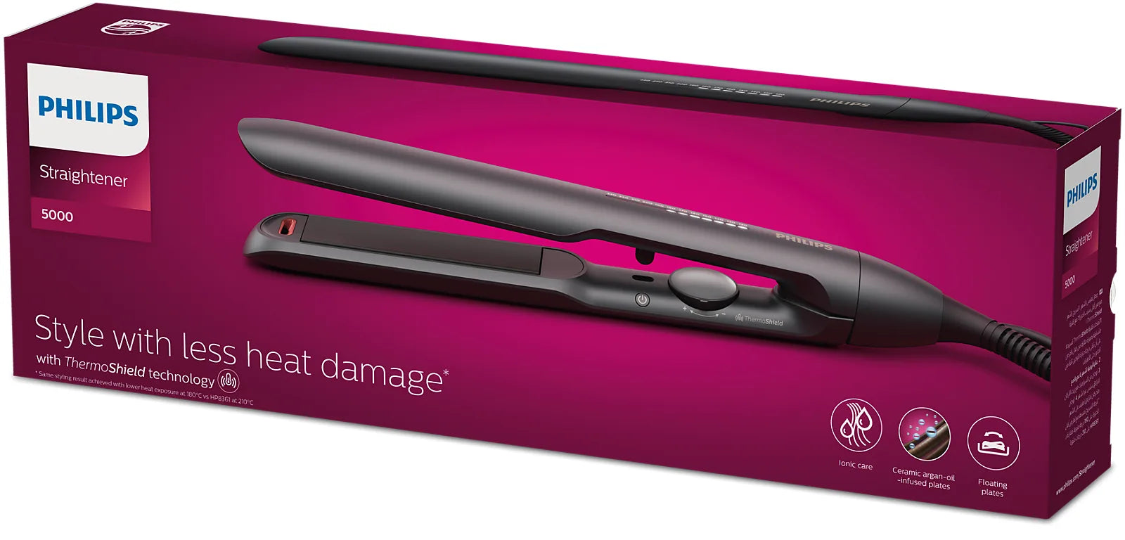 Philips BHS510/03 5000 Series Hair Straightener - image 2