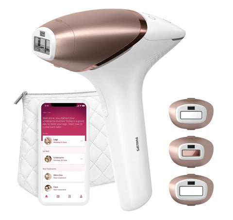 Philips Lumea BRI955/60 IPL 9000 Series Hair Removal Device with SenseIQ (3 Attachments) - image 1
