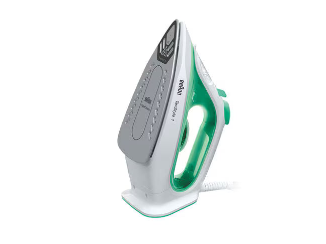 Braun SI 1040  TexStyle 1 Steam Iron  Green/white    Braun SI 1040  TexStyle 1 Steam Iron  Green/white Price In Pakistan    Braun Home Appliances
