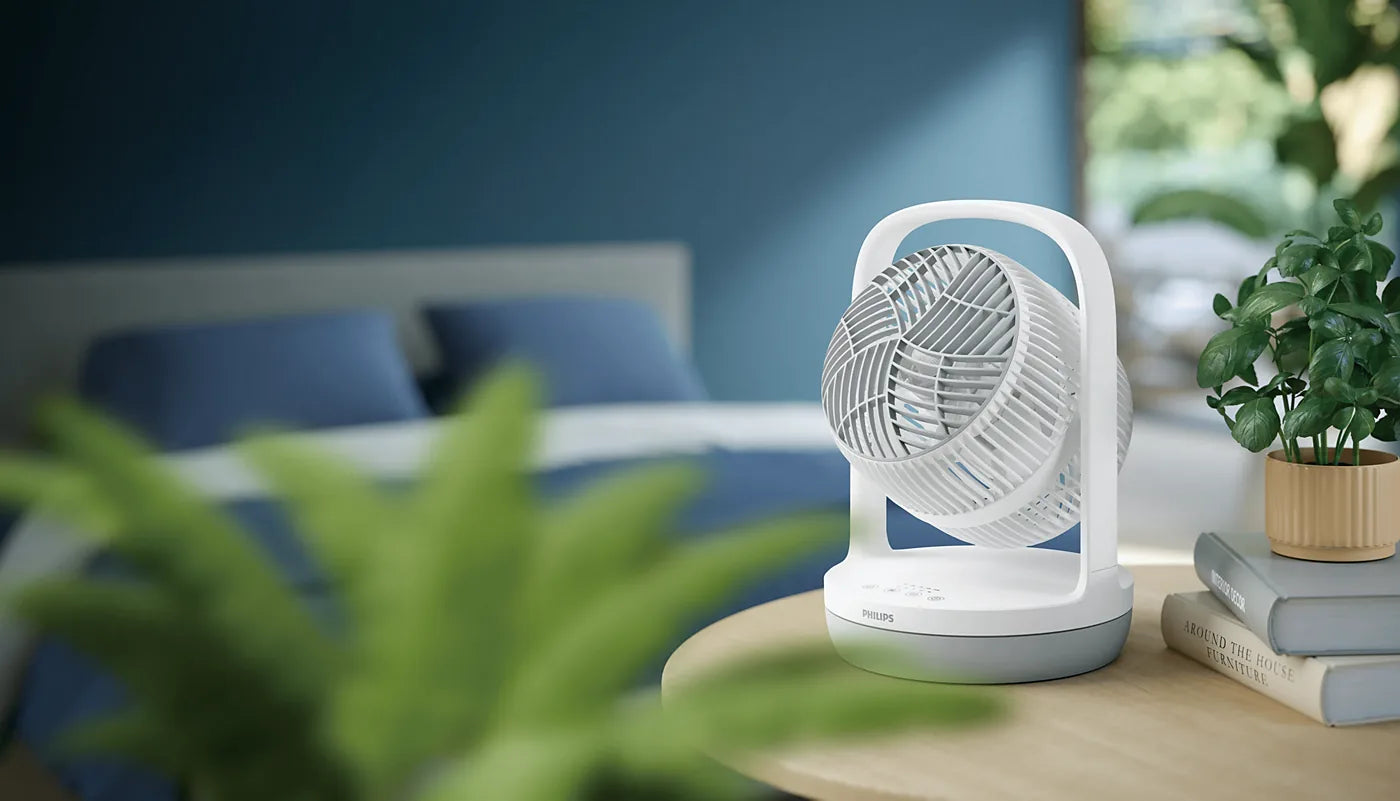Philips CX2050/00 Fan — view 3 | Philips CX2050/00 Fan (White) | ShandaarBuy
