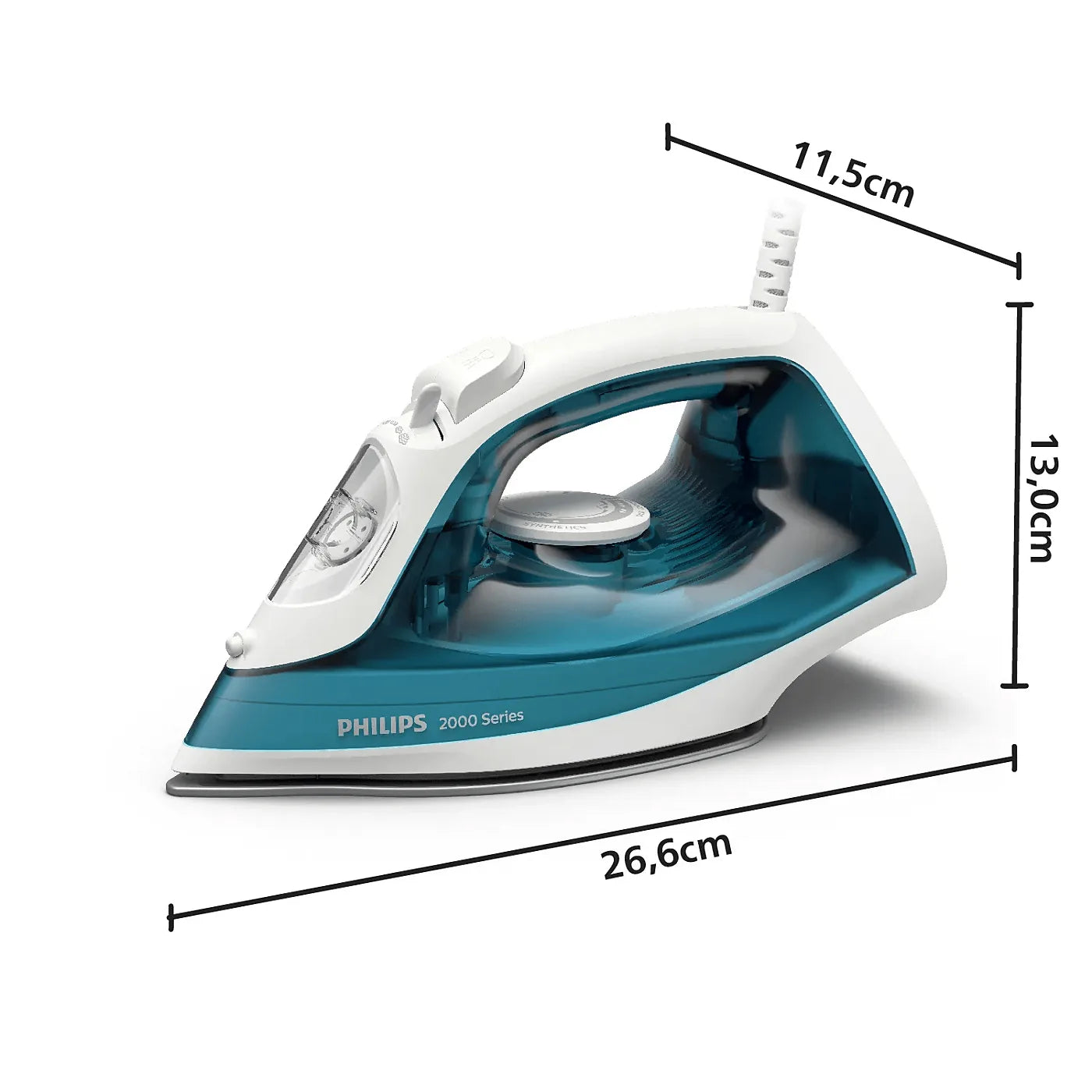 Philips DST2010/26 Steam Iron — view 6 | Philips DST2010/26 Steam Iron (Sea Blue) | ShandaarBuy