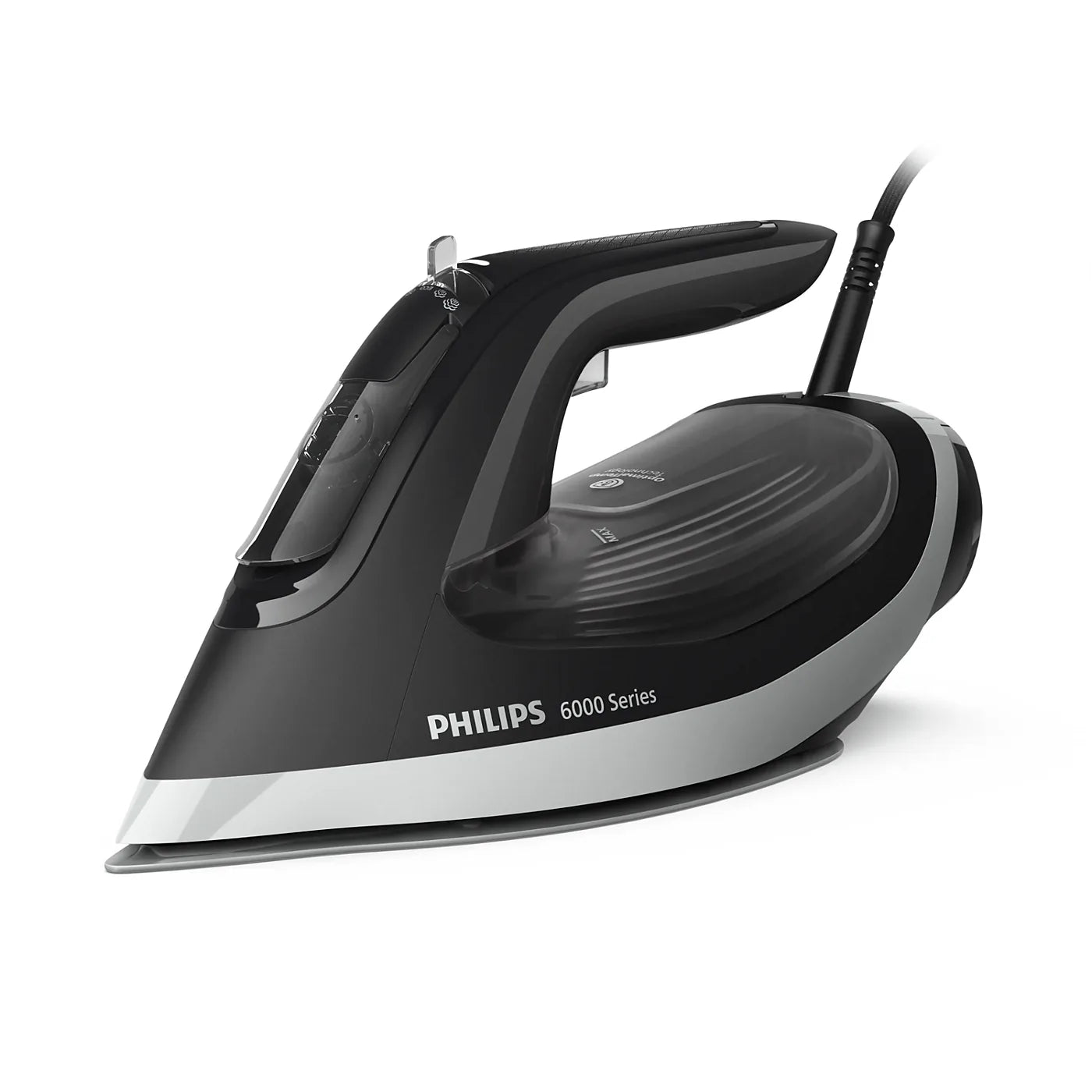 Philips DST6120/86 Steam Iron — view 1 | Philips DST6120/86 Steam Iron (Black / Red) | ShandaarBuy