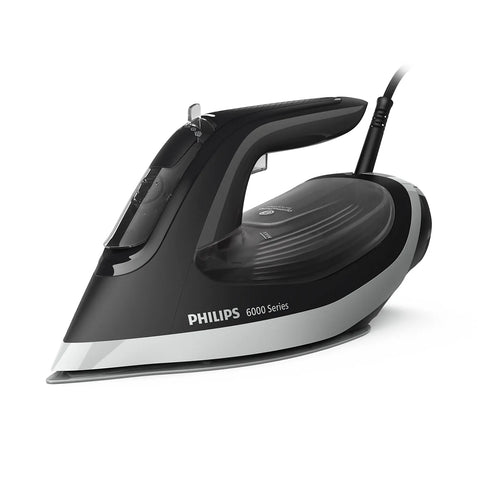 Philips DST6120/86 Steam Iron — view 1 | Philips DST6120/86 Steam Iron (Black / Red) | ShandaarBuy