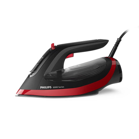 Philips DST6130/46 Steam Iron — view 2 | Philips DST6130/46 Steam Iron (Black / Red) | ShandaarBuy