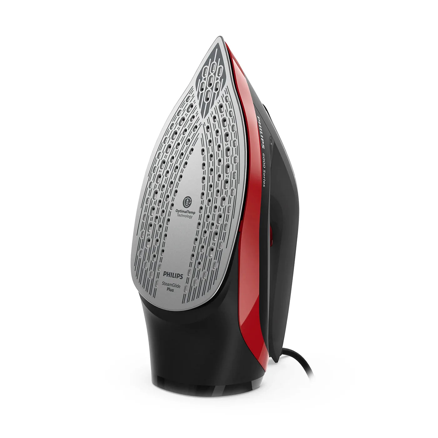 Philips DST6130/46 Steam Iron — view 3 | Philips DST6130/46 Steam Iron (Black / Red) | ShandaarBuy
