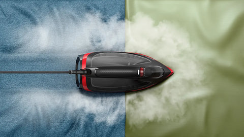 Philips DST6130/46 Steam Iron — view 4 | Philips DST6130/46 Steam Iron (Black / Red) | ShandaarBuy