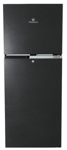 Dawlance 9160WB Chrome Hairline Black Double Door Refrigerator