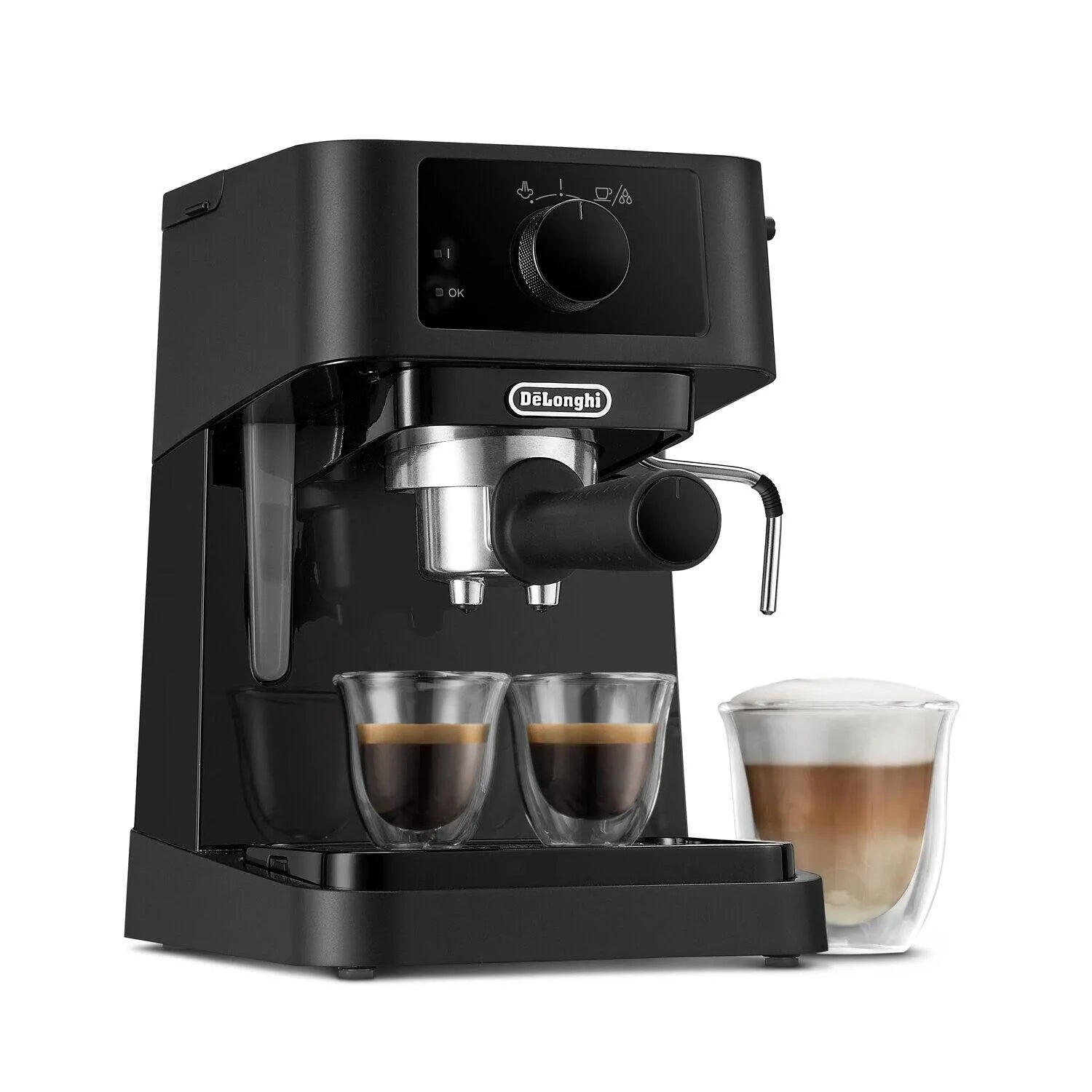 Delonghi EC230.BK side view | Delonghi Stilosa EC230.BK Espresso Machine | ShandaarBuy