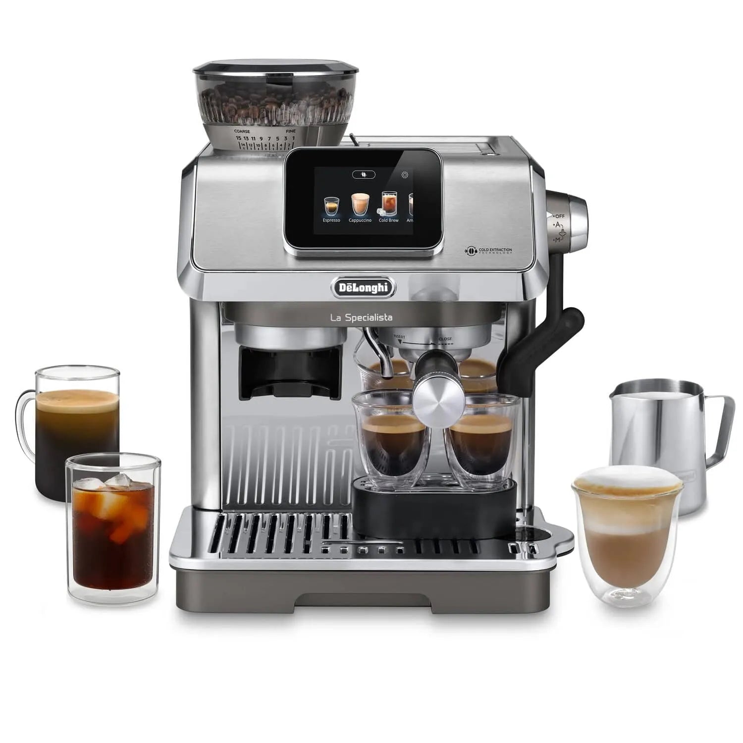 Delonghi EC9455 front view | Delonghi La Specialista Touch EC9455 Espresso Machine | ShandaarBuy