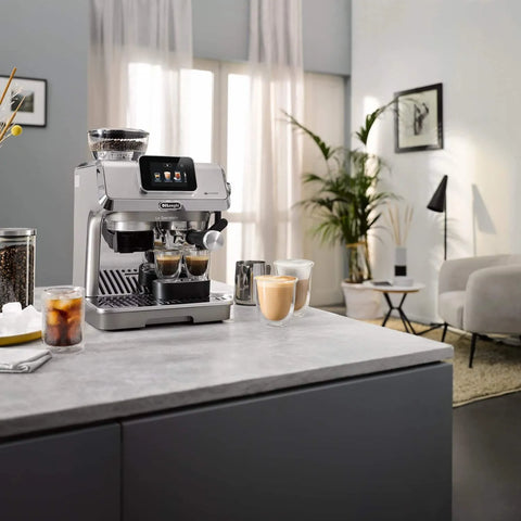 Delonghi EC9455 side view | Delonghi La Specialista Touch EC9455 Espresso Machine | ShandaarBuy