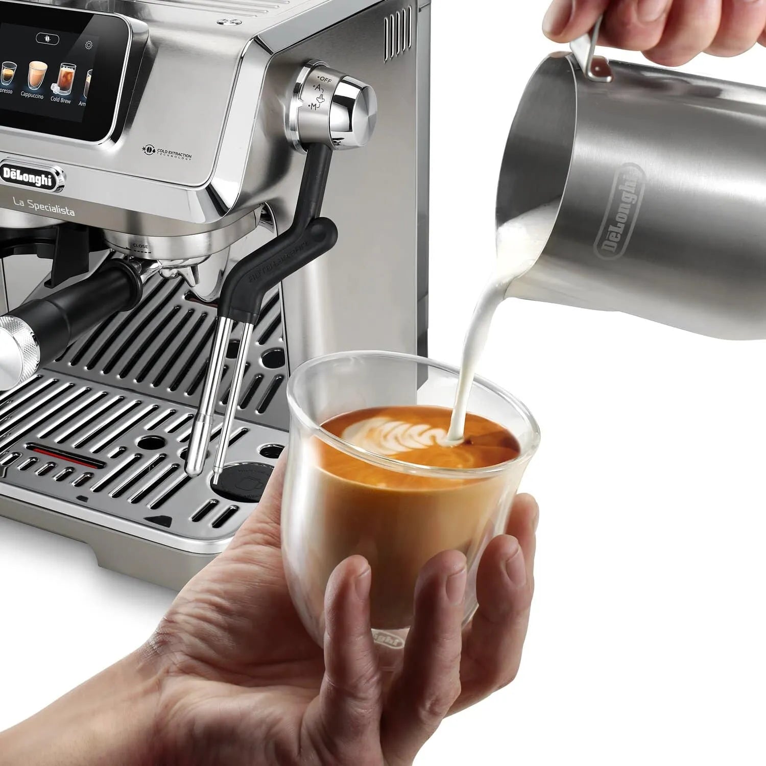 Delonghi EC9455 alternate view | Delonghi La Specialista Touch EC9455 Espresso Machine | ShandaarBuy