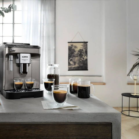 Delonghi ECAM290.42 side view | Delonghi Magnifica Evo ECAM290.42 Bean-to-Cup Coffee Maker | ShandaarBuy