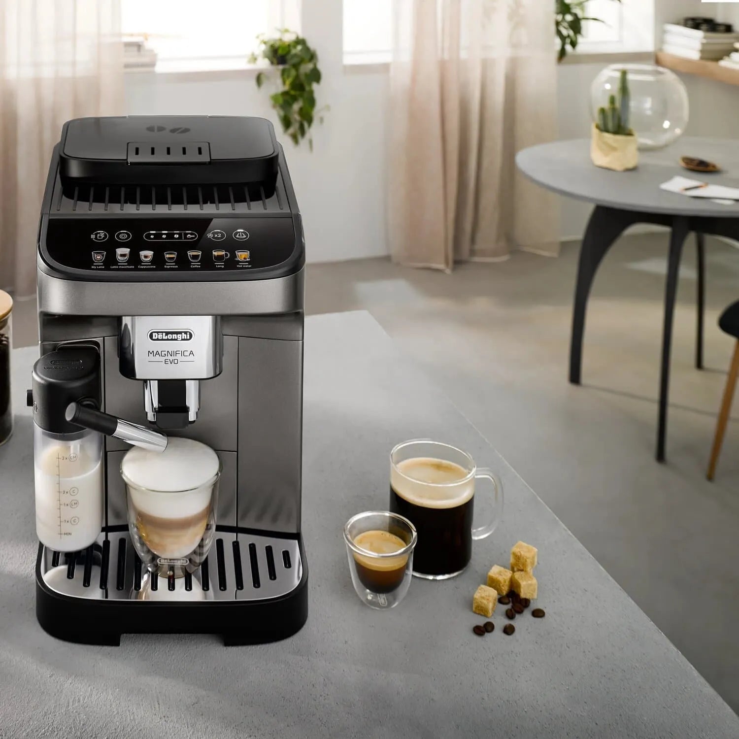 Delonghi ECAM290.81 alternate view | Delonghi Magnifica Evo ECAM290.81 Bean-to-Cup Coffee Maker | ShandaarBuy