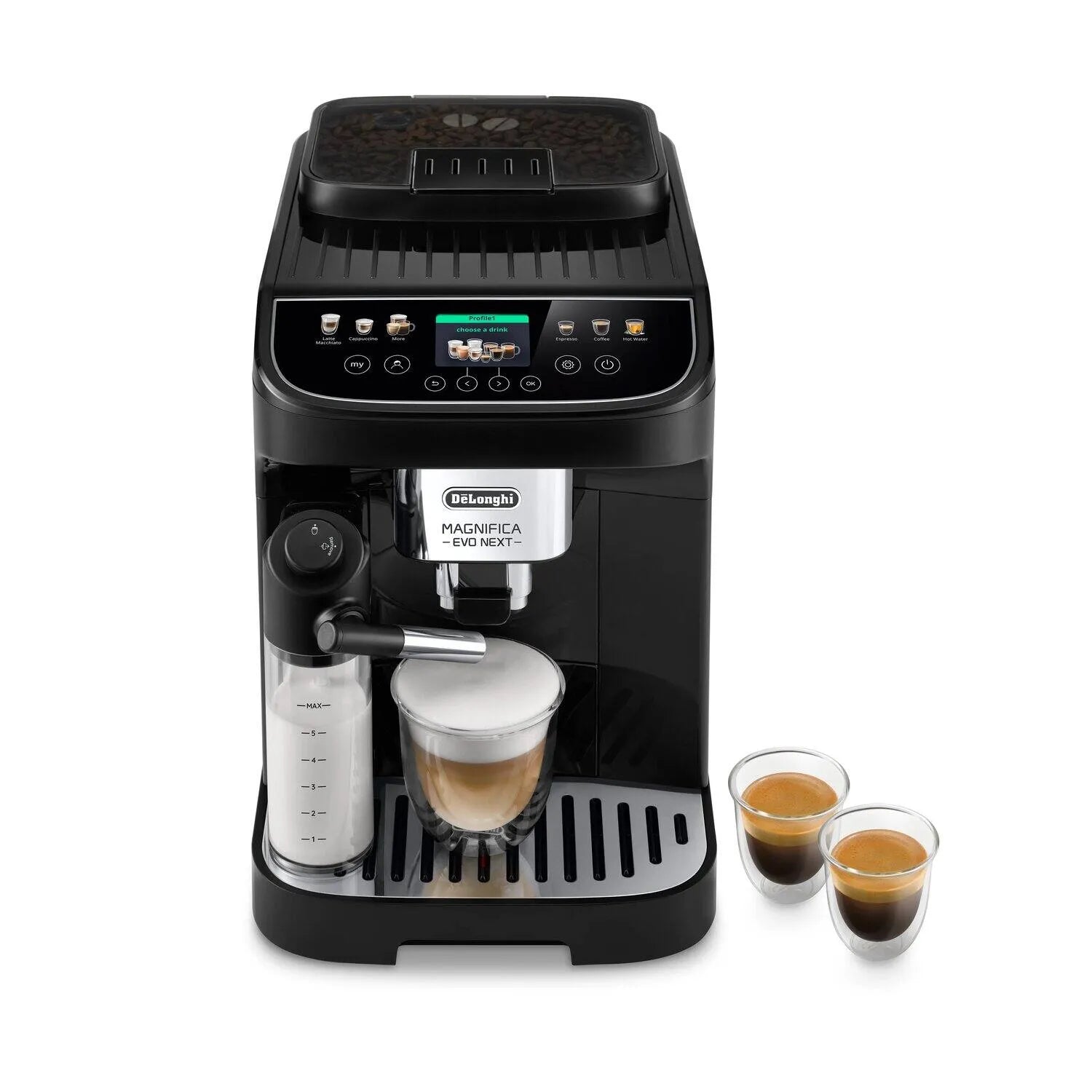 Delonghi ECAM310.60 front view | Delonghi Magnifica Evo Next ECAM310.60 Bean-to-Cup Coffee Maker | ShandaarBuy