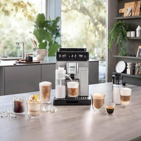 Delonghi ECAM450.65 side view | Delonghi Eletta Explore ECAM450.65 Bean-to-Cup Coffee Maker | ShandaarBuy
