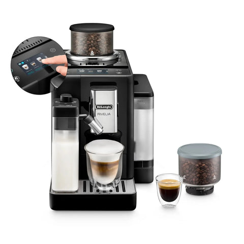 Delonghi EXAM440.55 front view | Delonghi Rivelia EXAM440.55 Bean-to-Cup Coffee Maker | ShandaarBuy