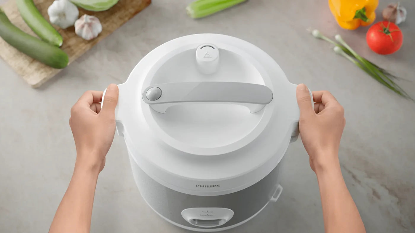 Philips HD3008/40 Rice Cooker — view 3 | Philips HD3008/40 Rice Cooker (White) | ShandaarBuy