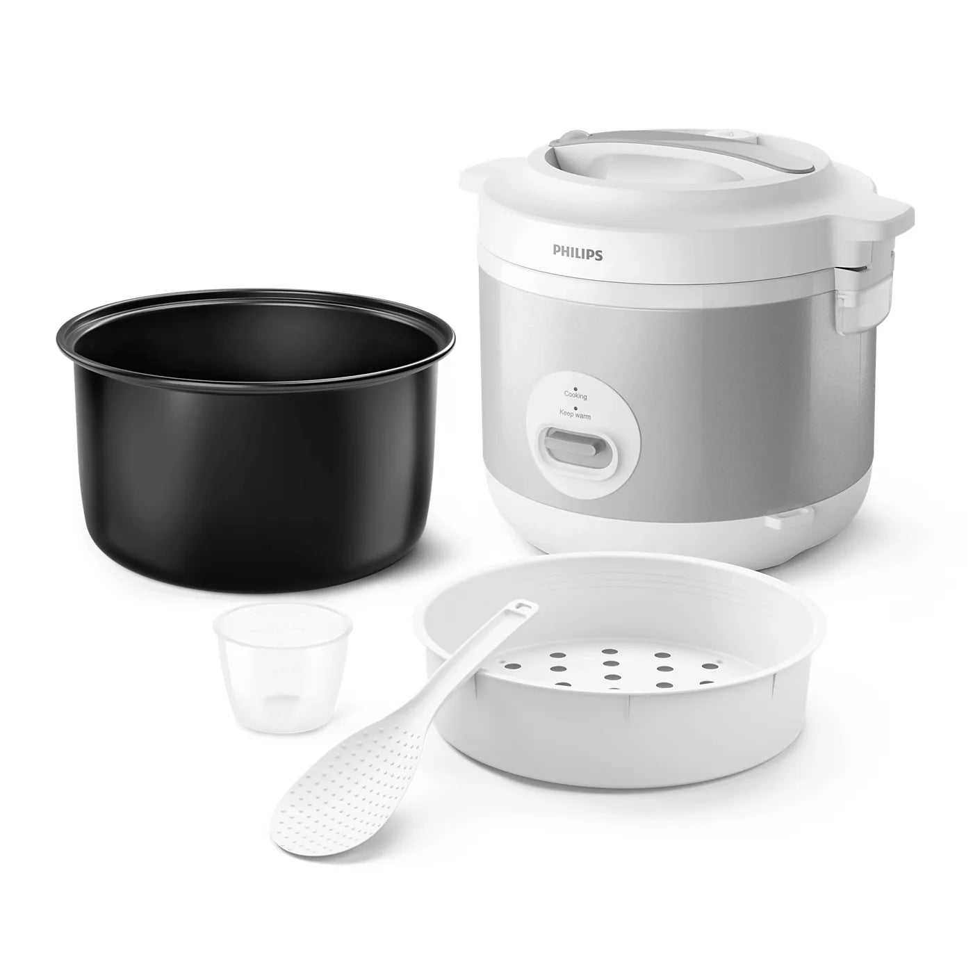 Philips HD3008/40 Rice Cooker — view 4 | Philips HD3008/40 Rice Cooker (White) | ShandaarBuy